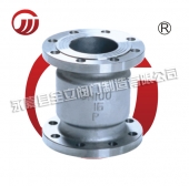 Stainless steel vertical flange check valve H42W